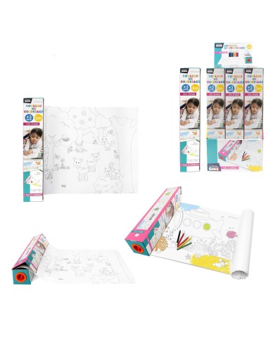 rouleau coloriage 3m avec devidoir m24