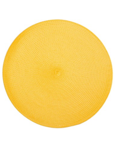 108120n-set table tresse jaune d38 D. 38 x H. 0,1 cm