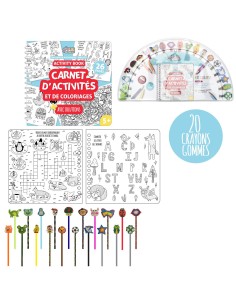 cahier d activites crayon x20 gomme x20 m12