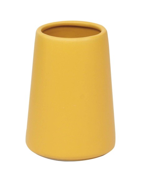 gobelet gres uni - moutarde