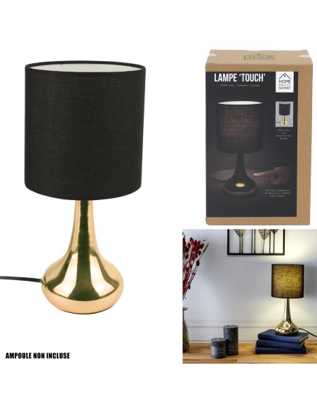 hd3334 - lampe touch dore noir m4
