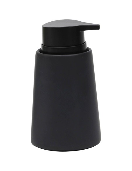 distributeur a savon gres uni 420 ml - noir