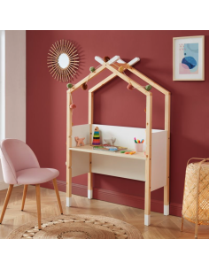 butiny1bs01_112 -    bureau enfant tipi blanc