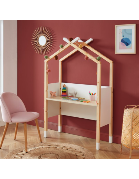 butiny1bs01_112 -    bureau enfant tipi blanc