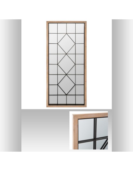167028-miroir bois/met 71x165