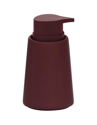 distributeur a savon gres uni 420 ml - bordeaux