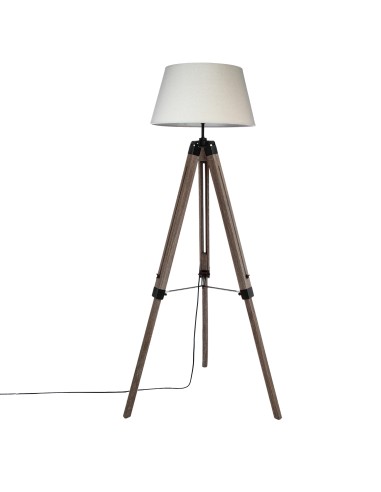 123174a-lampadaire trepied pin "runo" ivoire h.145