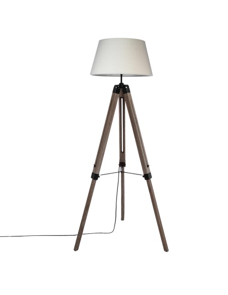 123174a-lampadaire trepied pin "runo" ivoire h.145