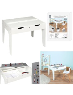 table duo avec rangements compatible brique m1 a1/m1
