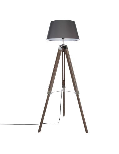 123174b-lampadaire trepied pin "runo" gris h.145