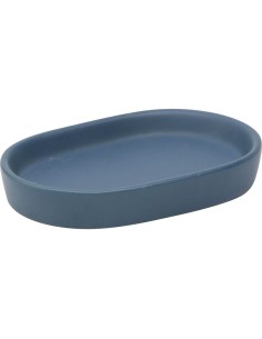64108119 - porte savon gres uni - bleu canard