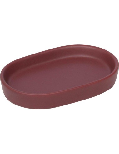 64108135-porte savon gres uni - bordeaux