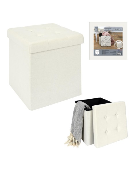 coffre pouf pliable eleonor beige m4