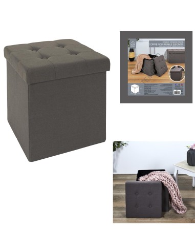 coffre pouf pliable eleonor gris m4