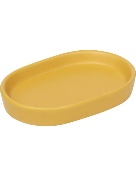 porte savon gres uni - moutarde