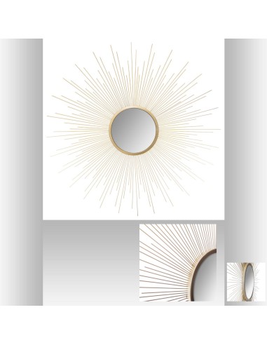 167041-miroir met soleil bombe or d70