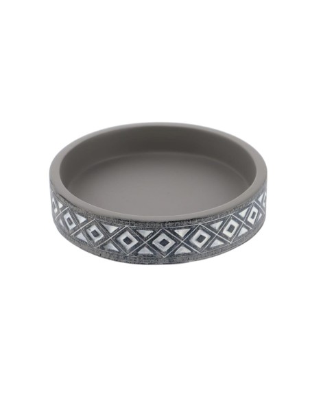 porte savon ciment - gris