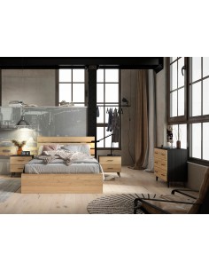 16164_16719 - lit indus 140x190 naturel s/sommier