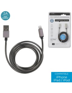 ht1934 - cable chg rapide 2a sync iphone metal m12