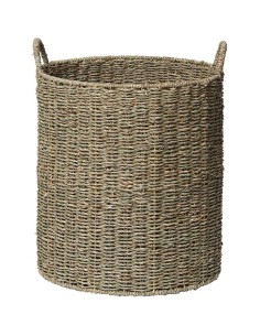 8414110402 - paniere a linge ronde mm matiere vegetale 48x38 cm - naturel