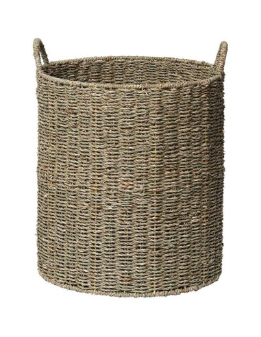 8414110402 - paniere a linge ronde mm matiere vegetale 48x38 cm - naturel
