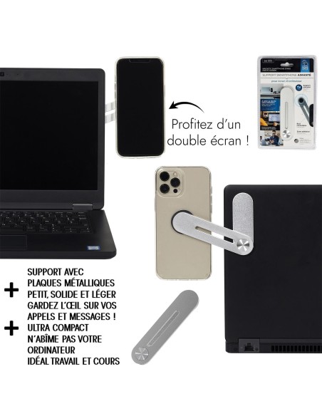 support telephone sur ecran pc m12