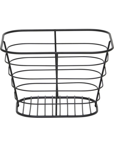 84161108 - panier fil metal evase - noir