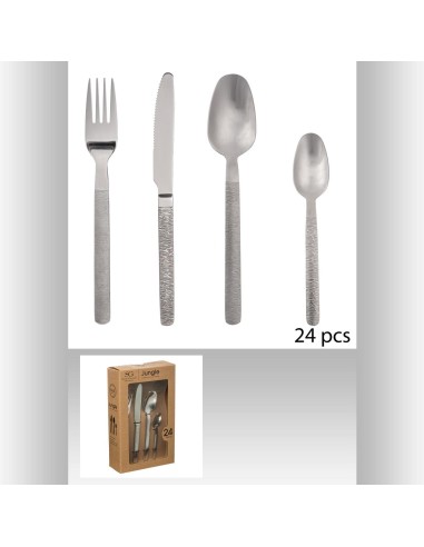 147808 - menagere inox 24p jungle