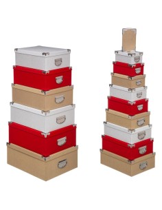 boites rect argente 5/16 paillettees