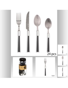 134932e - menagere 24p tamaris noir