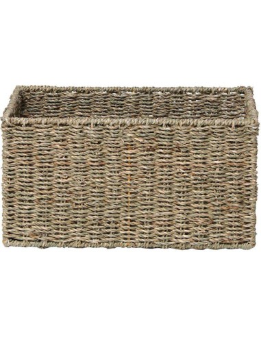 881610402 - panier rectangulaire mm matiere vegetale 35x25x18 cm - naturel