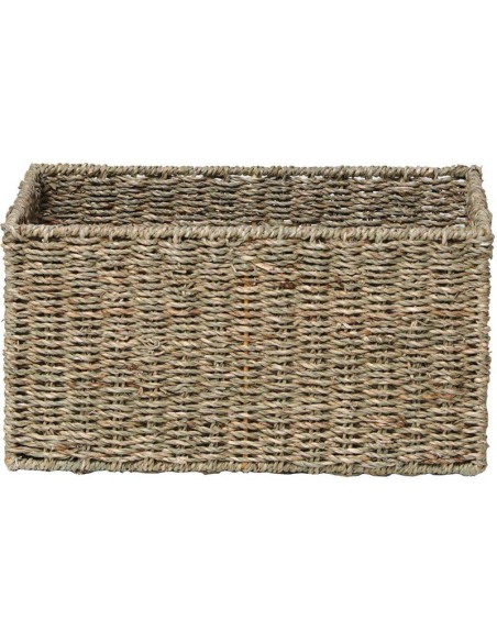 881610402 - panier rectangulaire mm matiere vegetale 35x25x18 cm - naturel