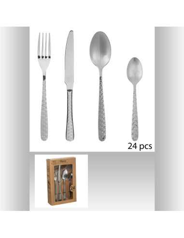 147810 - menagere inox 24p flora