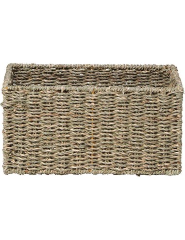 881610403 - panier rectangulaire pm matiere vegetale 30x20x15 cm - naturel