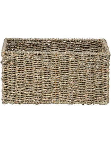 881610403 - panier rectangulaire pm matiere vegetale 30x20x15 cm - naturel