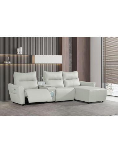 k2488 - canape nova cream angle gauche electrique bln-1