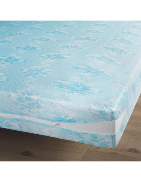 1640748-renove matelas 140 x 190 cm maille extensible rena