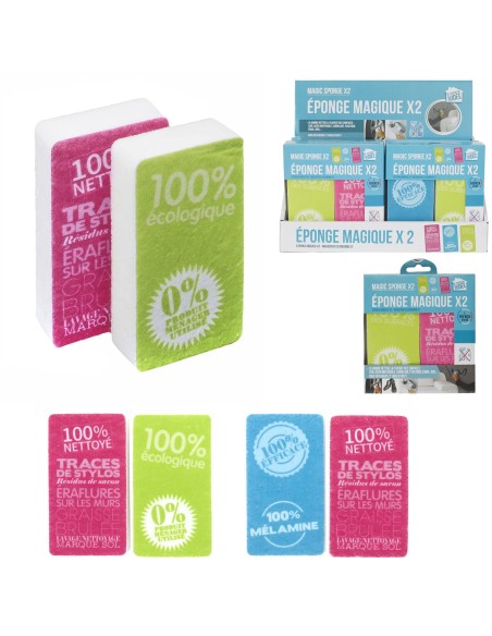 eponge magique x2 m24