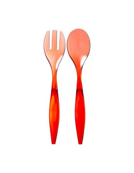 150012a - couverts salade x2 rose square