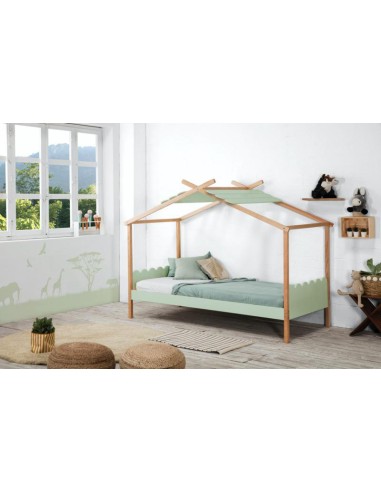 13246 - lit cabane nuvem s/tiroir 90x200 vert lsb282