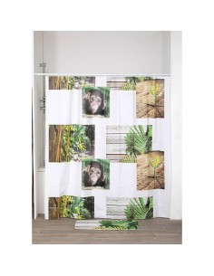 1100685-rideau de douche peva 180x180 cm - kyoto