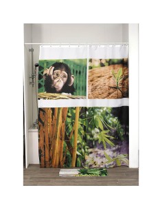 1200685-rideau de douche polyester 180x200 cm - kyoto