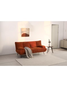 sp364 - sofa lit 3p themys orange bl1618(tresor56)
