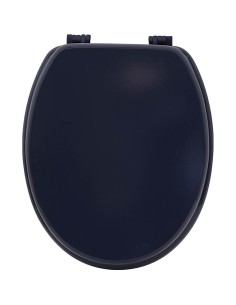 4101n118 - abattant wc mdf 18 pouces attaches plastiques - bleu