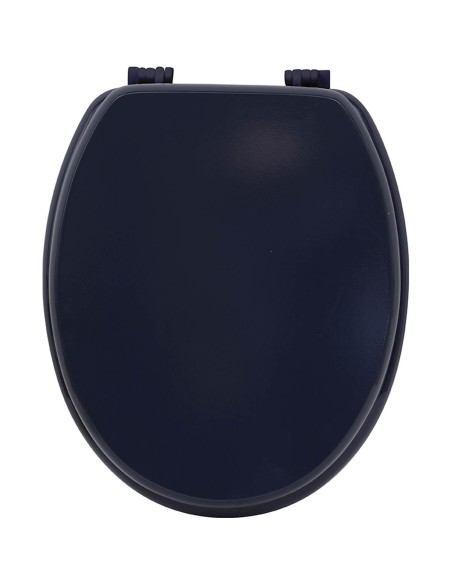 4101n118 - abattant wc mdf 18 pouces attaches plastiques - bleu