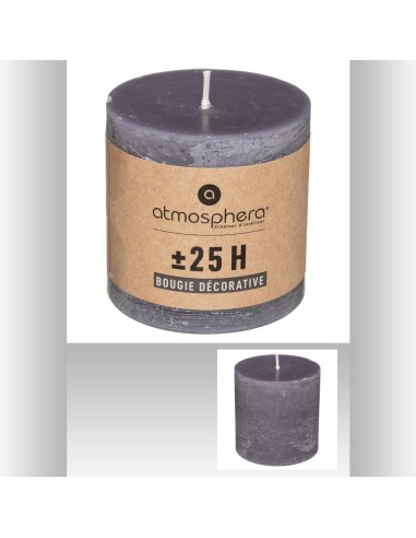 123065 - bge rnd olia gris 6.7x7 D. 6,7 x H. 7 cm