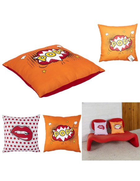 coussin dehoussable rainbow 40x40cm m6