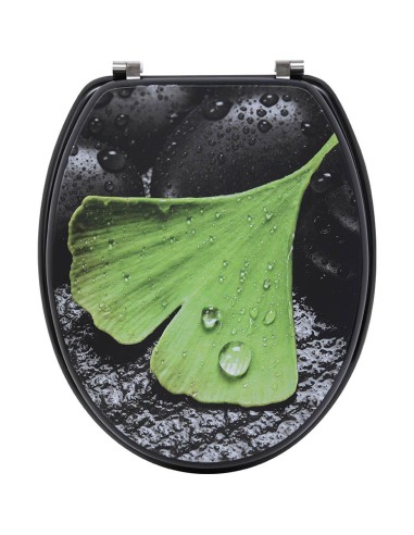 4103l63 - abattant wc mdf 18 pouces attaches acier inoxydable - asia