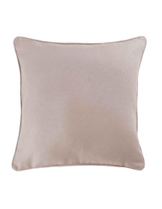 coussin passepoil 40 x 40 cm coton uni panama lin