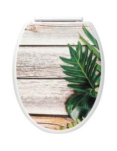 abattant wc pp 18 pouces attaches plastiques - kyoto